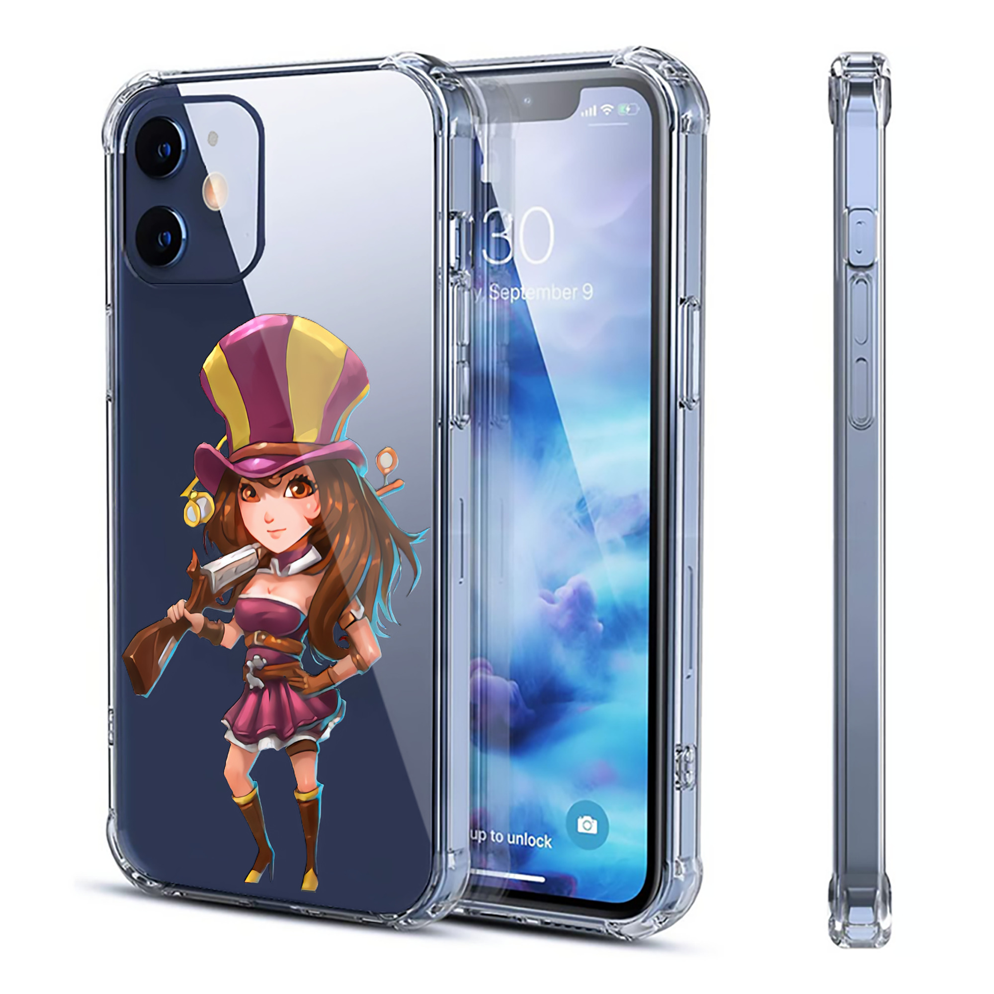 （画像用） リーグ・オブ・レジェンド League of Legends LOL 【iPhone 12シリーズ対応】透明スマホケース（クリアソフトケース）